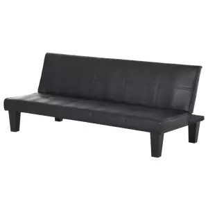 Sofá Cama de 3 Plazas Diseño 2 en 1 Plegable sin Reposabrazos Estructura Sólida con Acolchado de Esponja Cómodo 165x75,5x70cm Gris