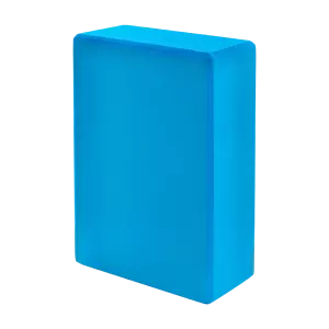 Bloque yoga foam 8cm. AZUL. 23x15cm LADRILLO