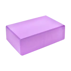 Bloque yoga foam 8cm. LILA. 23x15cm LADRILLO