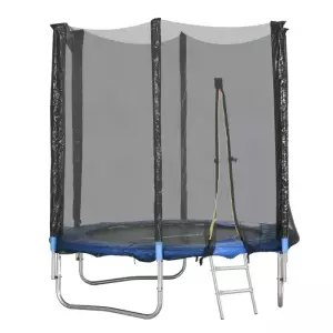 Trampolín de exterior con red de seguridad Ø180 cm para niños y adultos CAMA ELASTICA
