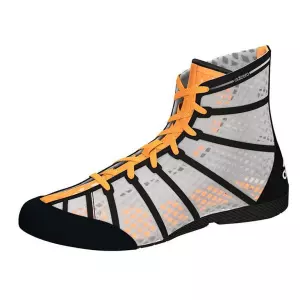 adidas Adizero Boxing Blanco-Negro botas boxeo zapatillas#