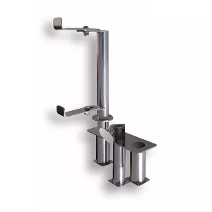 ANCLAJE 3 ALOJAMIENTOS ACERO INOX.