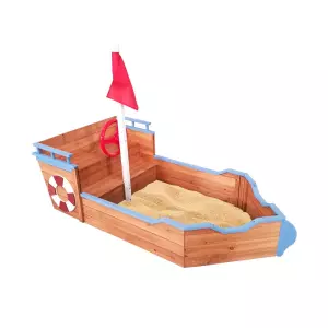 Arenero de madera barco Outdoor Toys 158x78x100 cm#
