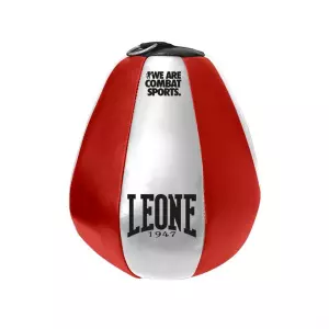 AT813 saco/pera de boxeo LEONE de 3 kg roja/blanca