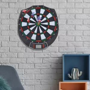 Diana Electrónica Digital 18 juegos y 159 Variantes + 6 Dardos de Punta Plastica