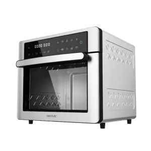 Horno Freidora de Aire Caliente Bake&amp;Fry Touch. 14-25-30 Litros, Convección, Pantalla Táctil (30 L, Acero)