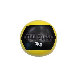 BALON ENTRENAMIENTO FUNCIONAL - 3 KG, AMARILLO MEDICINAL