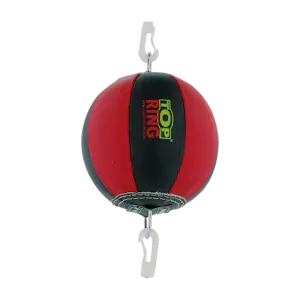 BALÓN PUNCHING PIEL ROJO/NEGRO