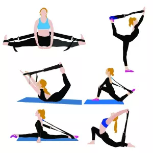 Banda Estiramientos Ajustable YOGA BALLET
