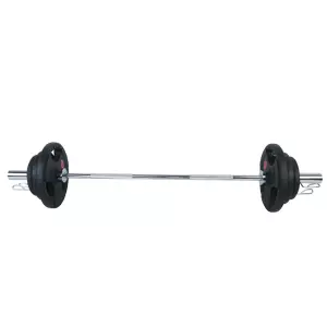 Kit de barra olímpica 1.50m con discos hasta 35kg