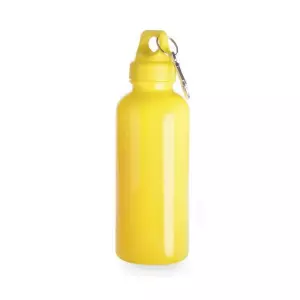 Bidón plástico 600 ml con mosquetón. amarillo (copia)