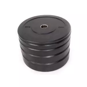 #Black Rubber bumper plate 50MM