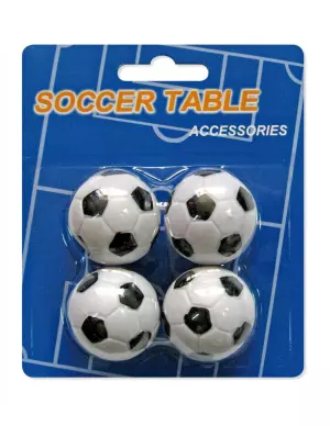 Blister 4 bolas de 35 mm futbolin pl1343