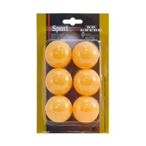 Blister 6 pelotas ENEBE Sport 40mm Naranjas