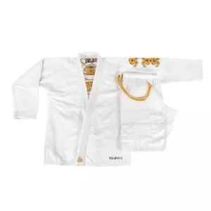 Brazilian Jiu Jitsu Gi Shaka 21 QS BLANCO/NEGRO