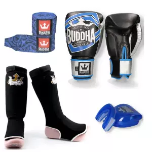 Buddha Scorpion Light Pack Iniciacion Kickboxing Azul