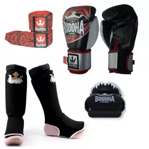 Buddha Scorpion Light Kickboxing Starter Pack Rojo#