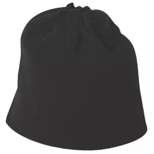 Bufanda tubular / gorro forro polar. color negro BRAGA DE CUELLO