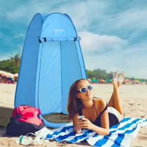 Tienda de Campaña 100x100x185cm Instantánea tipo Carpa Ducha Cambiador WC Impermeable - para Camping