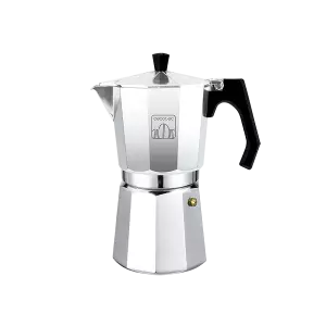 Cafetera aluminio Mimoka 300 Shiny estilo italiano