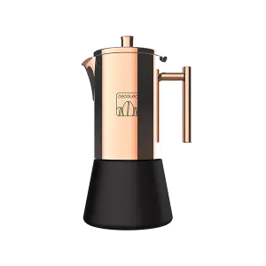 Cafetera de acero inoxidable Moking 400 ESTILO ITALIANO