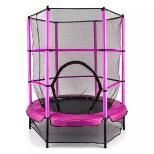Camas Elásticas niños Ø140 m / Trampolines para niños 4.5FT ROSA/AZUL