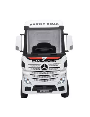 Camión Eléctrico Mercedes Actros Blanco para niños