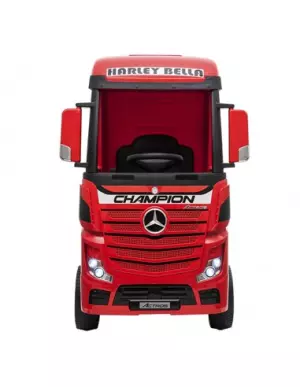 Camión Eléctrico Mercedes Actros Rojo para niños,BLANCO