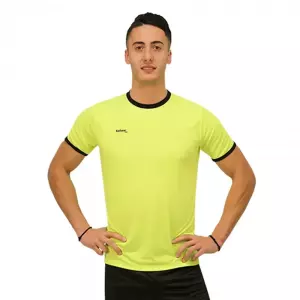 CAMISETA SOFTEE GALAXY NIÑO - AMARILLO FLUOR/NEGRO, 8 AÑOS