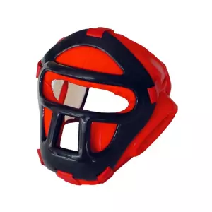 Casco de contacto con barras extraibles de protección.