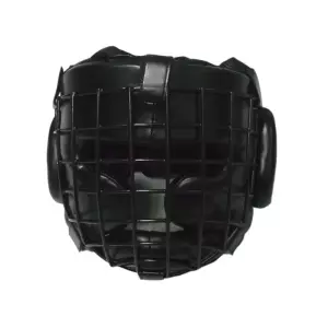 Casco con barras metálicas extraíbles y protección trasera KRA MAGA