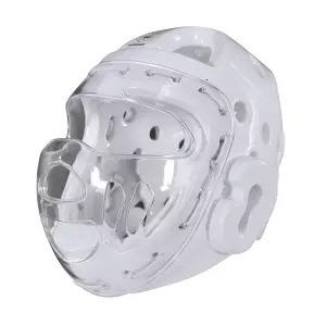 CASCO CON MÁSCARA ADIDAS KARATE "WKF" (BLANCO)