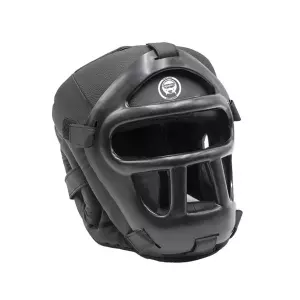 CASCO CON MÁSCARA  INFANTIL. Homologado FED KENPO