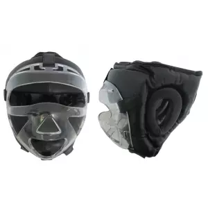 Casco con máscara transparente desmontable. KARATE