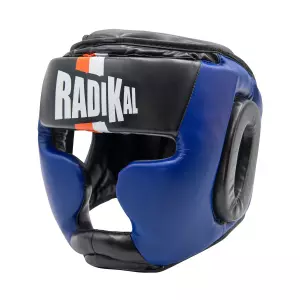 Casco Radikal. Azul Navy/Naranja. S