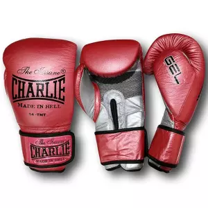 Charlie Boxing Guantes Boxeo Gel Metallic Rojo/AZUL