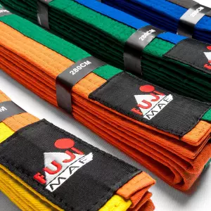 CINTURÓN ARTES MARCIALES BICOLOR KARATE/JUDO/TAEKWONDO