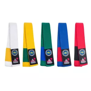 Cinturón ITF Bicolor. SR.. Azul-Rojo. 180cmTAEKWONDO
