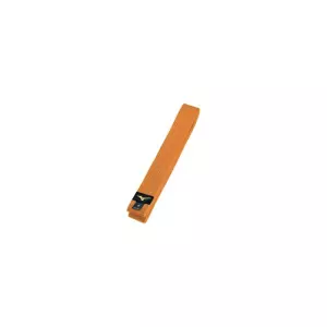 Cinturon naranja MIZUNO, de algodón.