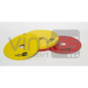 CÍRCULOS DE CAUCHO (SET 10 UDS) ROJO/AMARILLO Ø 20 cm