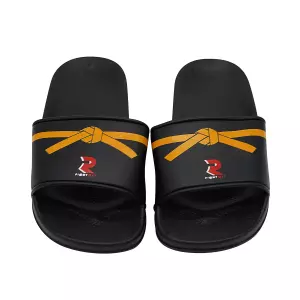 CHANCLA NEGRO / NARANJA FIGHT SPORT