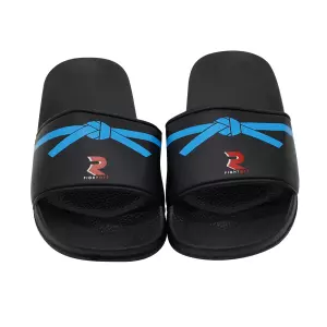 CHANCLA NEGRO / AZUL FIGHT SPORT