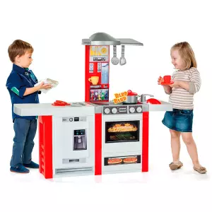 Cocina electrónica con 2 módulos y 13 accesorios infantil