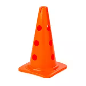 Cono Entrenamiento 23 cm Con Soporte Para Picas    CON 12 AGUJEROS