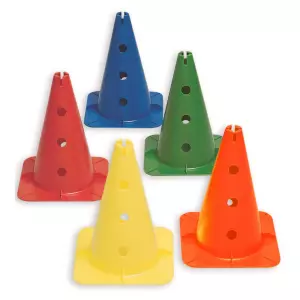 Cono señalización 32cm de PE en 5 colores