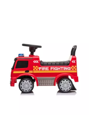Correpasillos Mercedes Antos - Camión de Bomberos rojo/azul/blanco