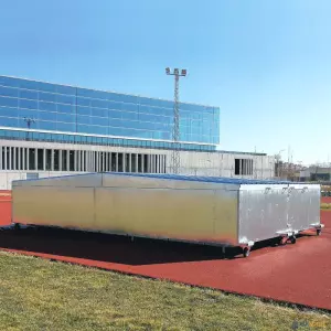 CUBIERTA METÁLICA ZONA DE CAÍDA PÉRTIGA