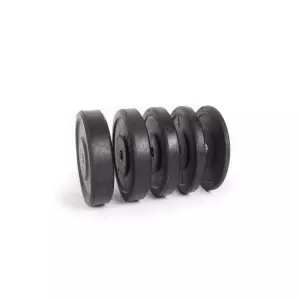 #Disco Bumper Black Rubber olimpico