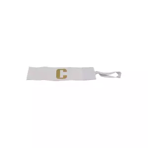 DISTINTIVO CAPITAN REGULABLE SOFTEE - BLANCO, SENIOR BRAZALETE
