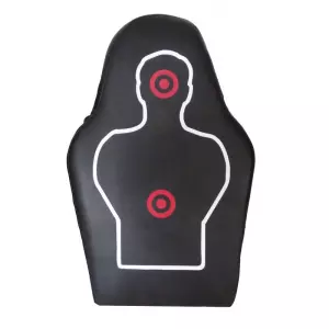 Escudo de PVC resistente con diseño de torso humano